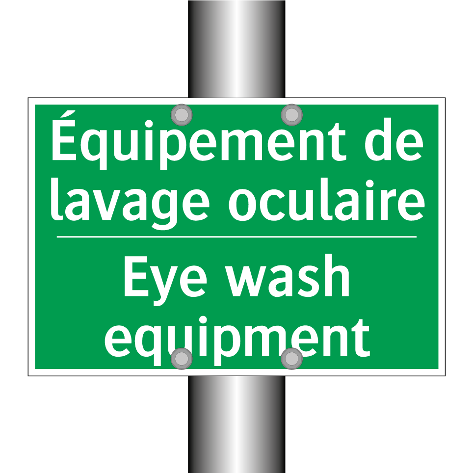 Équipement de lavage oculaire - Eye wash equipment