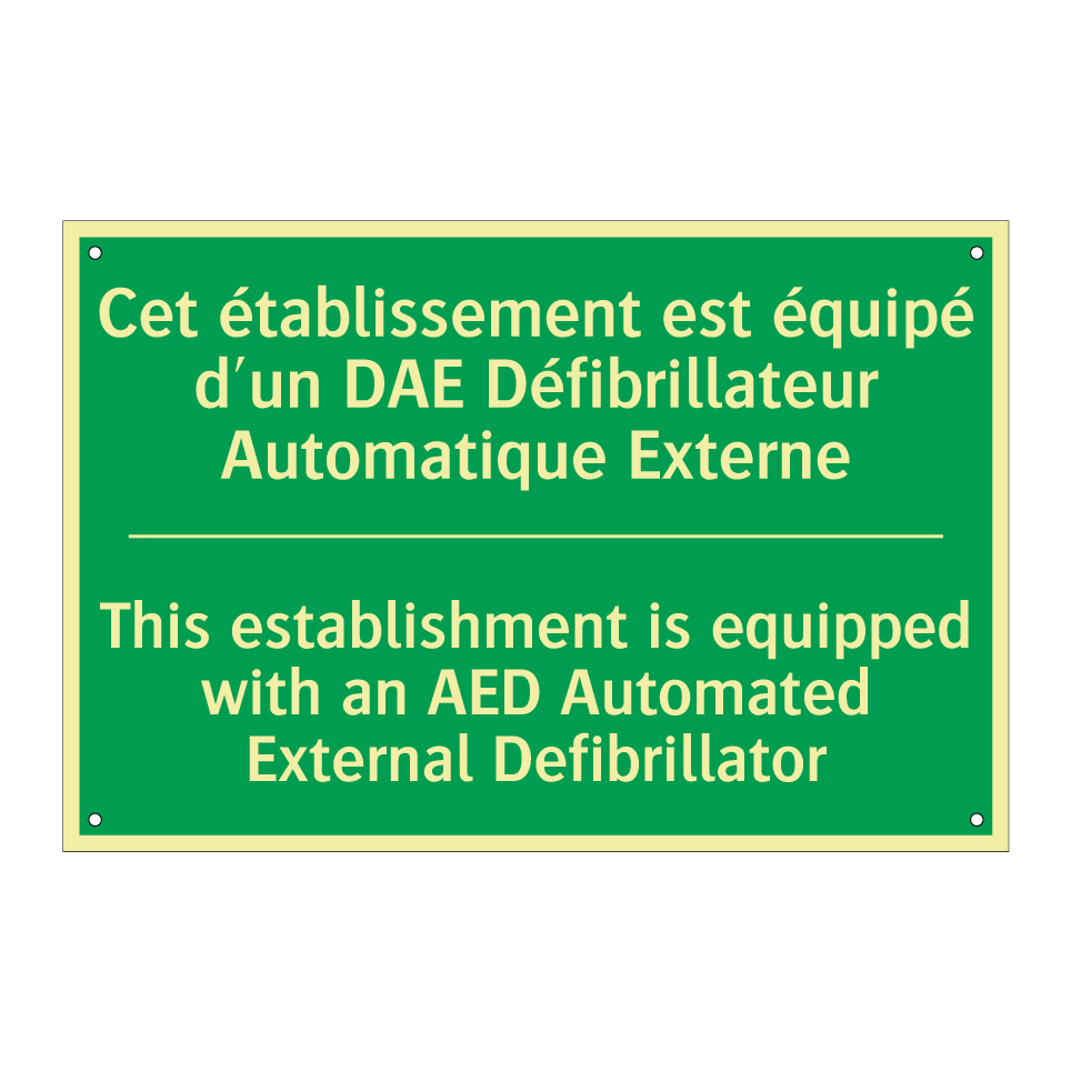 Cet établissement est équipé d'un /.../ - This establishment is equipped /.../