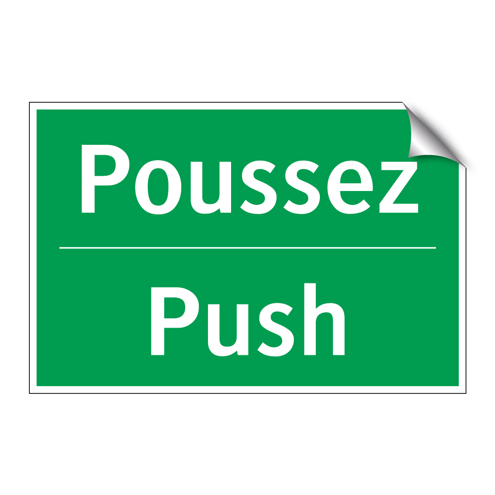 Poussez - Push