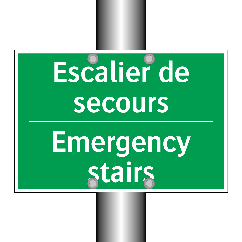 Escalier de secours - Emergency stairs