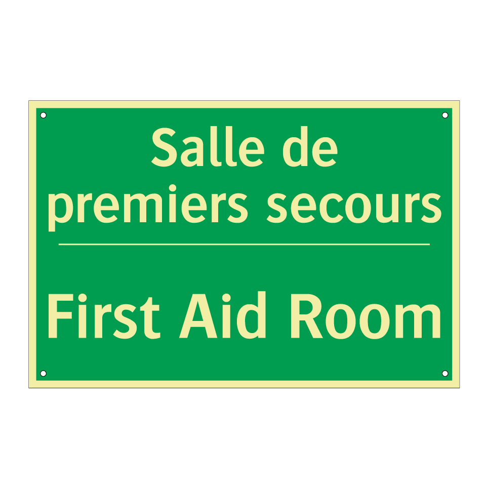 Salle de premiers secours - First Aid Room