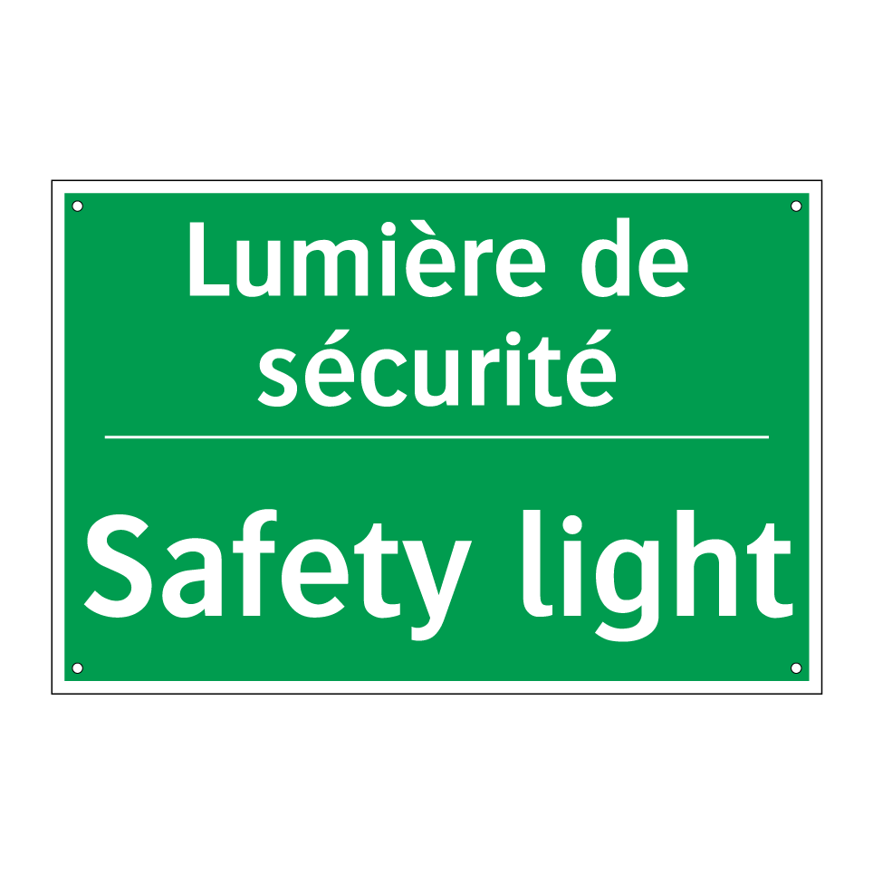 Lumière de sécurité - Safety light