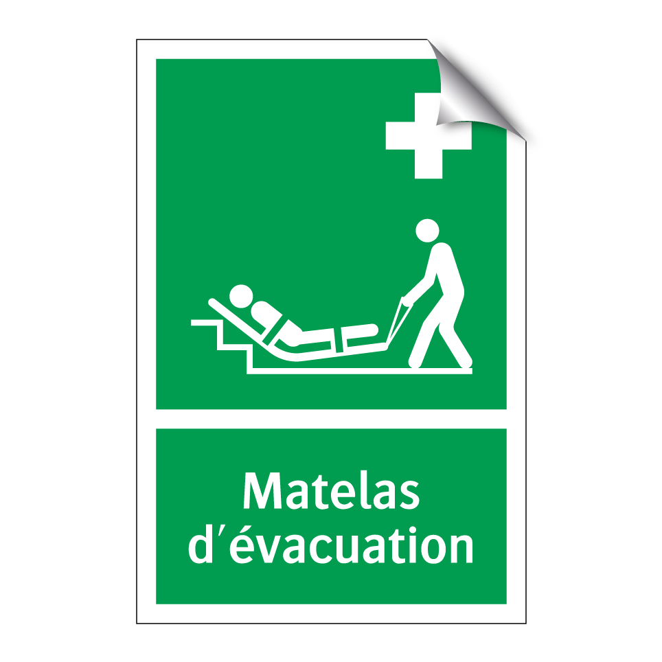 Matelas d'évacuation