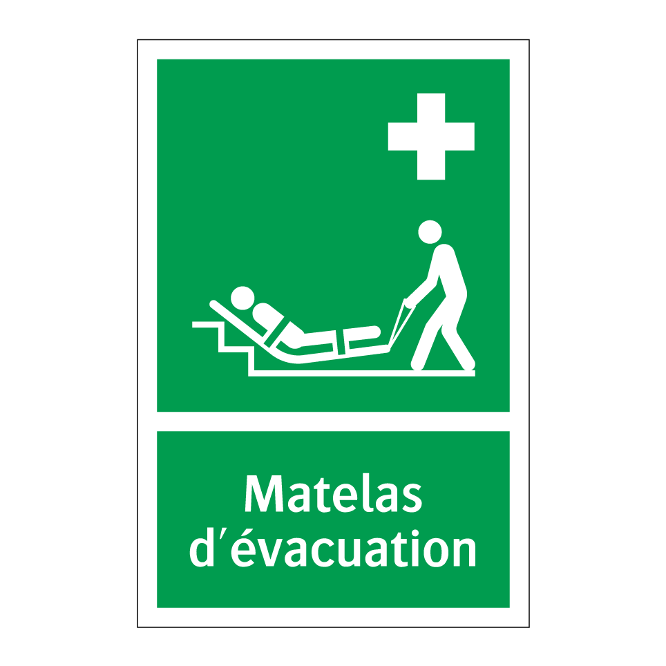 Matelas d'évacuation