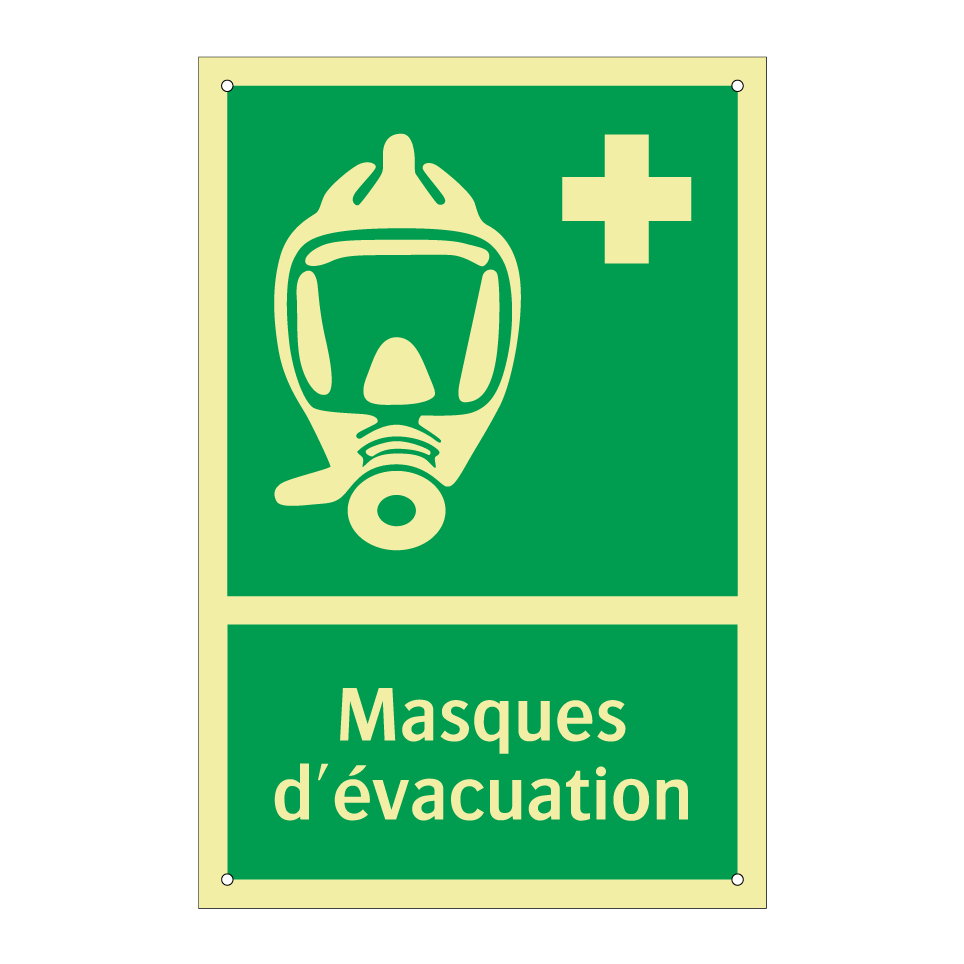 Masques d'évacuation
