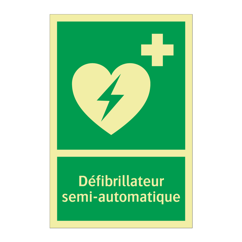 Défibrillateur semi-automatique