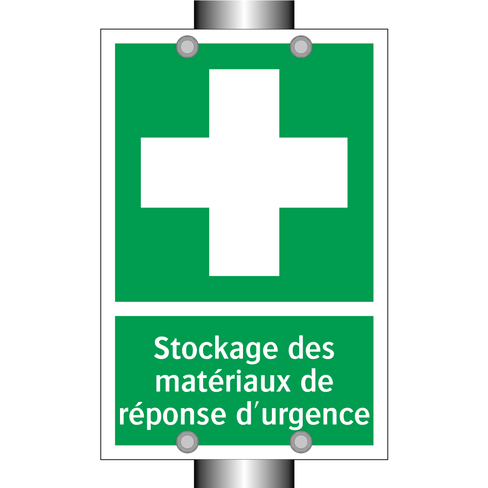 Stockage des matériaux de réponse d'urgence