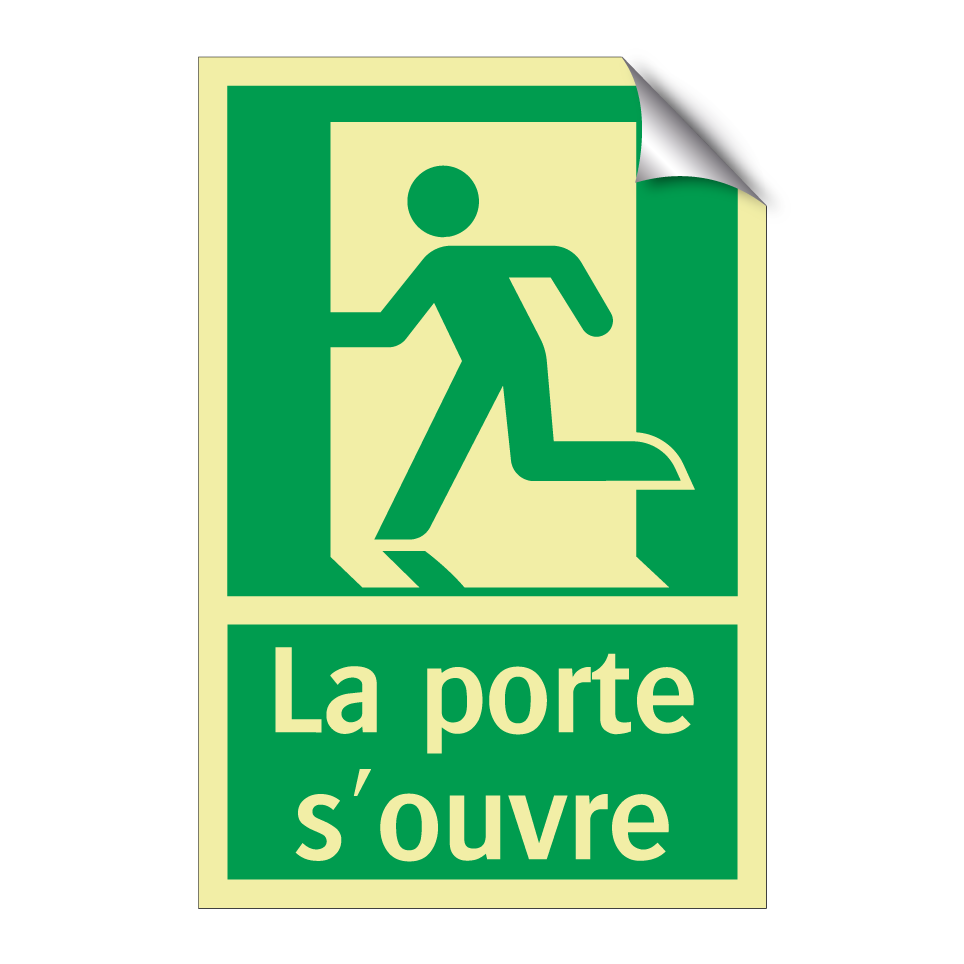 La porte s'ouvre