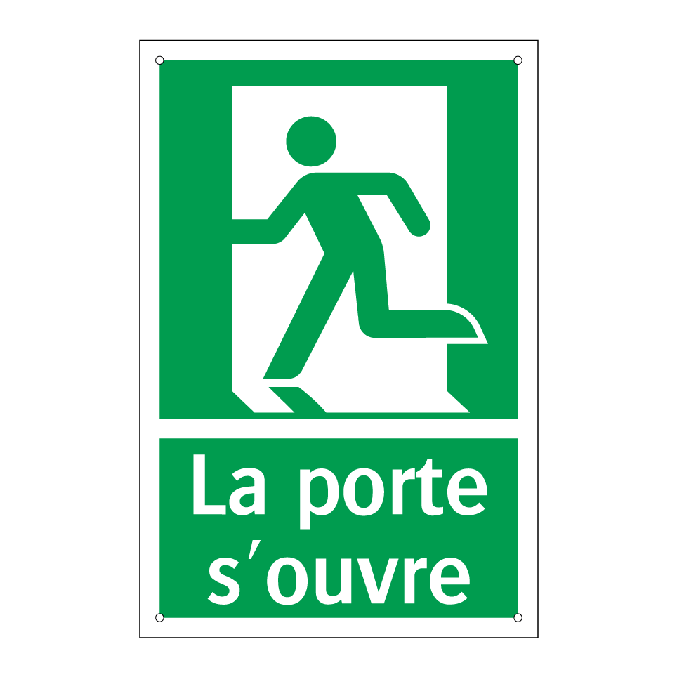 La porte s'ouvre