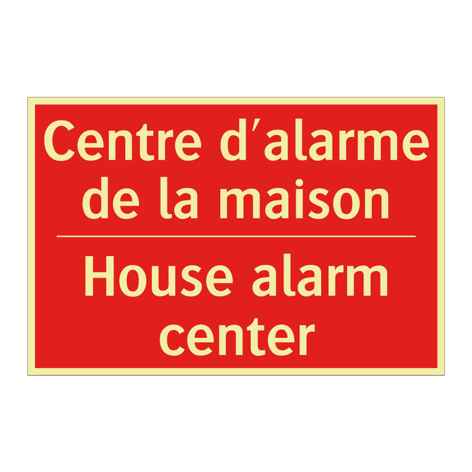 Centre d'alarme de la maison - House alarm center