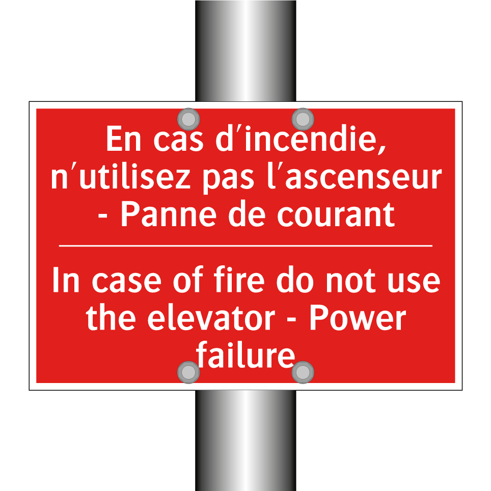 En cas d'incendie, n'utilisez /.../ - In case of fire do not use the /.../