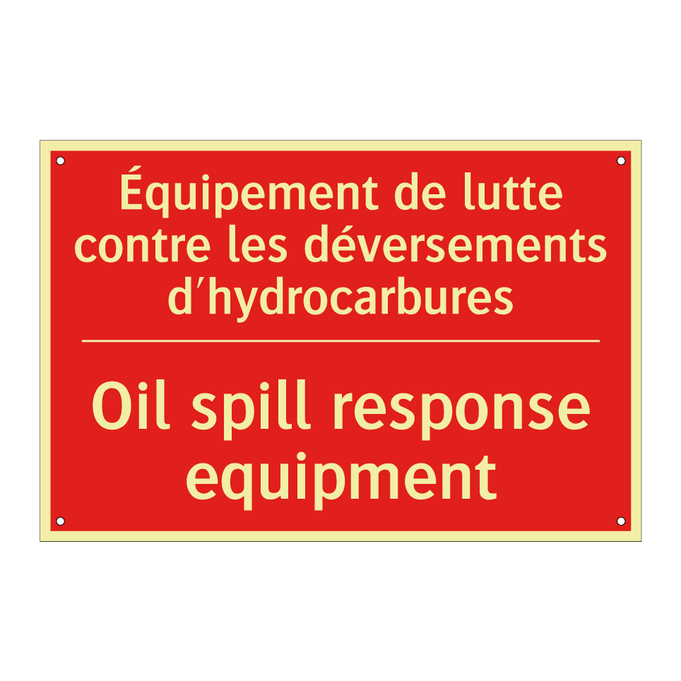 Équipement de lutte contre les /.../ - Oil spill response equipment