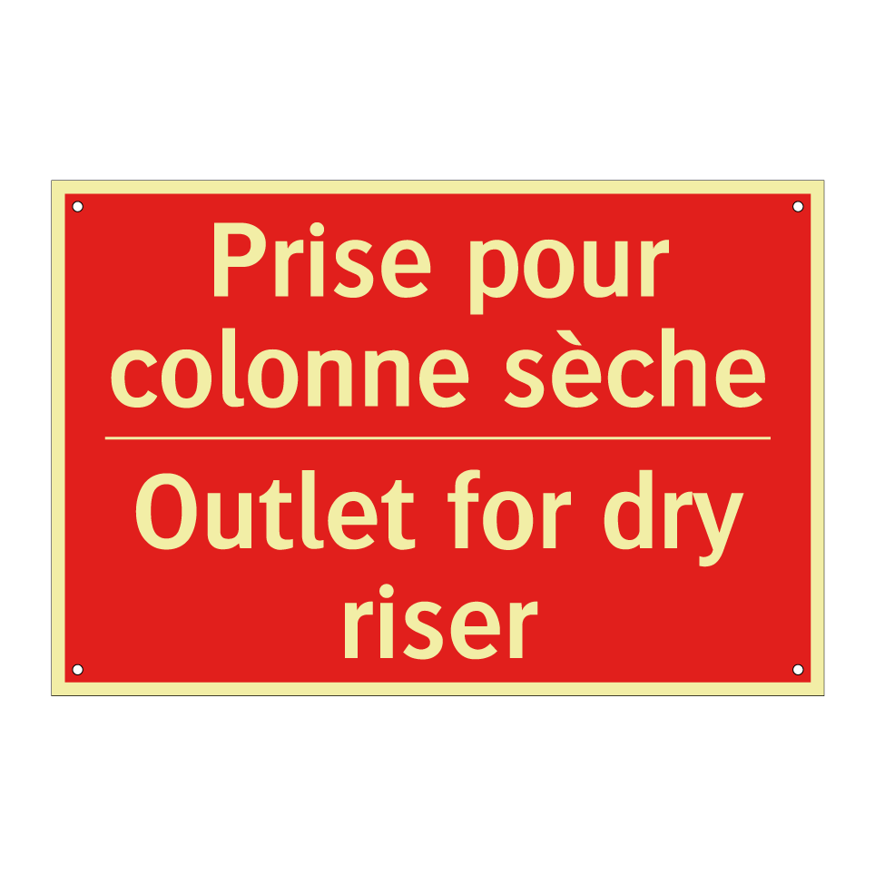 Prise pour colonne sèche - Outlet for dry riser