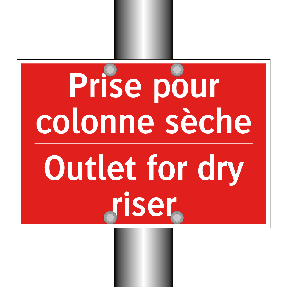 Prise pour colonne sèche - Outlet for dry riser