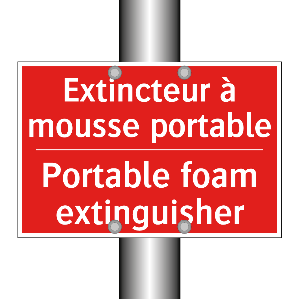 Extincteur à mousse portable - Portable foam extinguisher