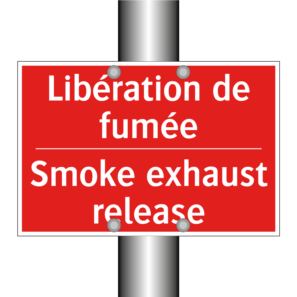 Libération de fumée - Smoke exhaust release