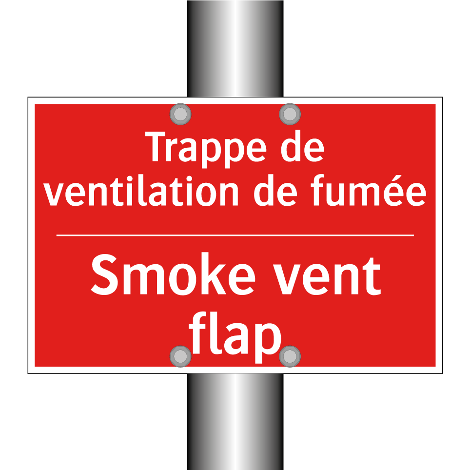 Trappe de ventilation de fumée - Smoke vent flap