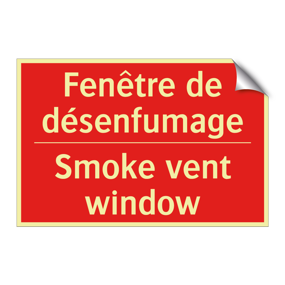 Fenêtre de désenfumage - Smoke vent window