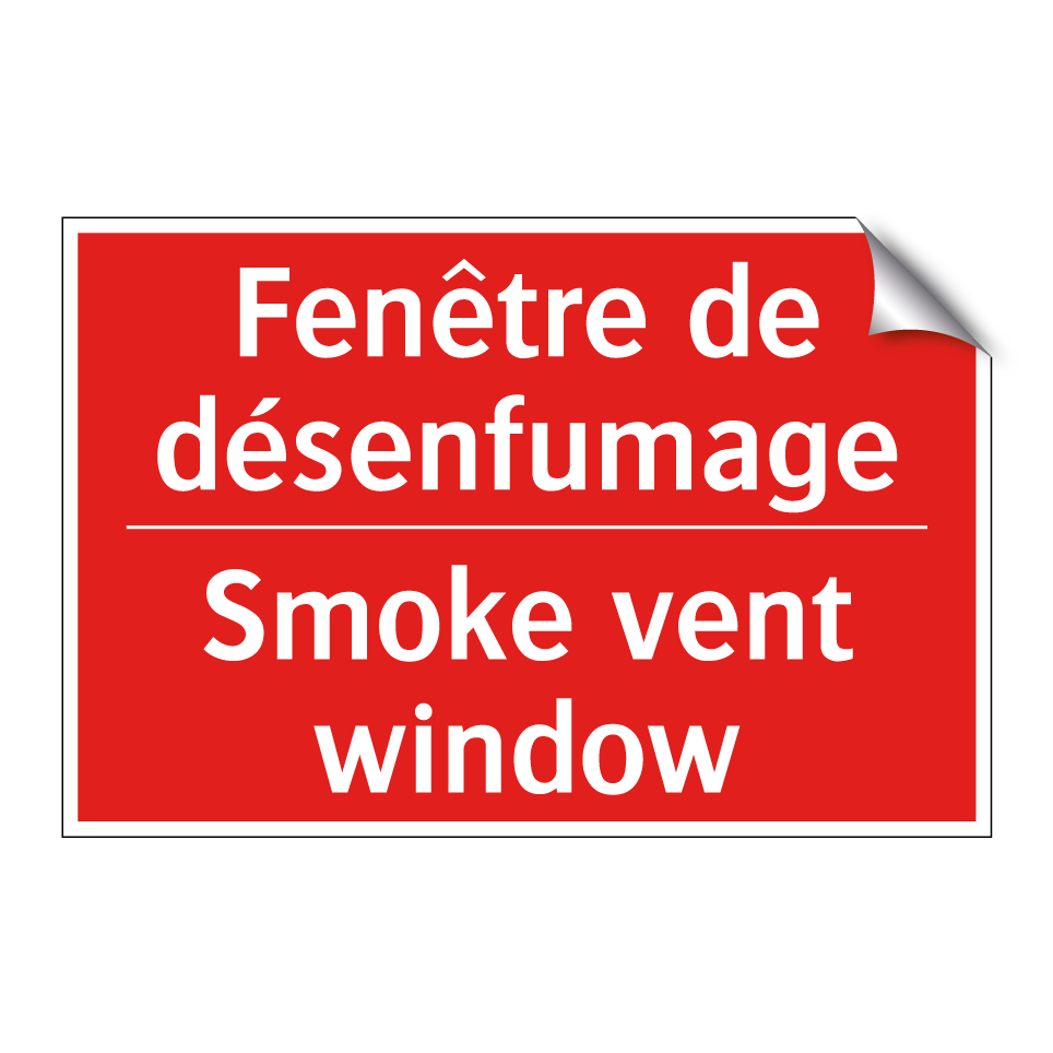 Fenêtre de désenfumage - Smoke vent window