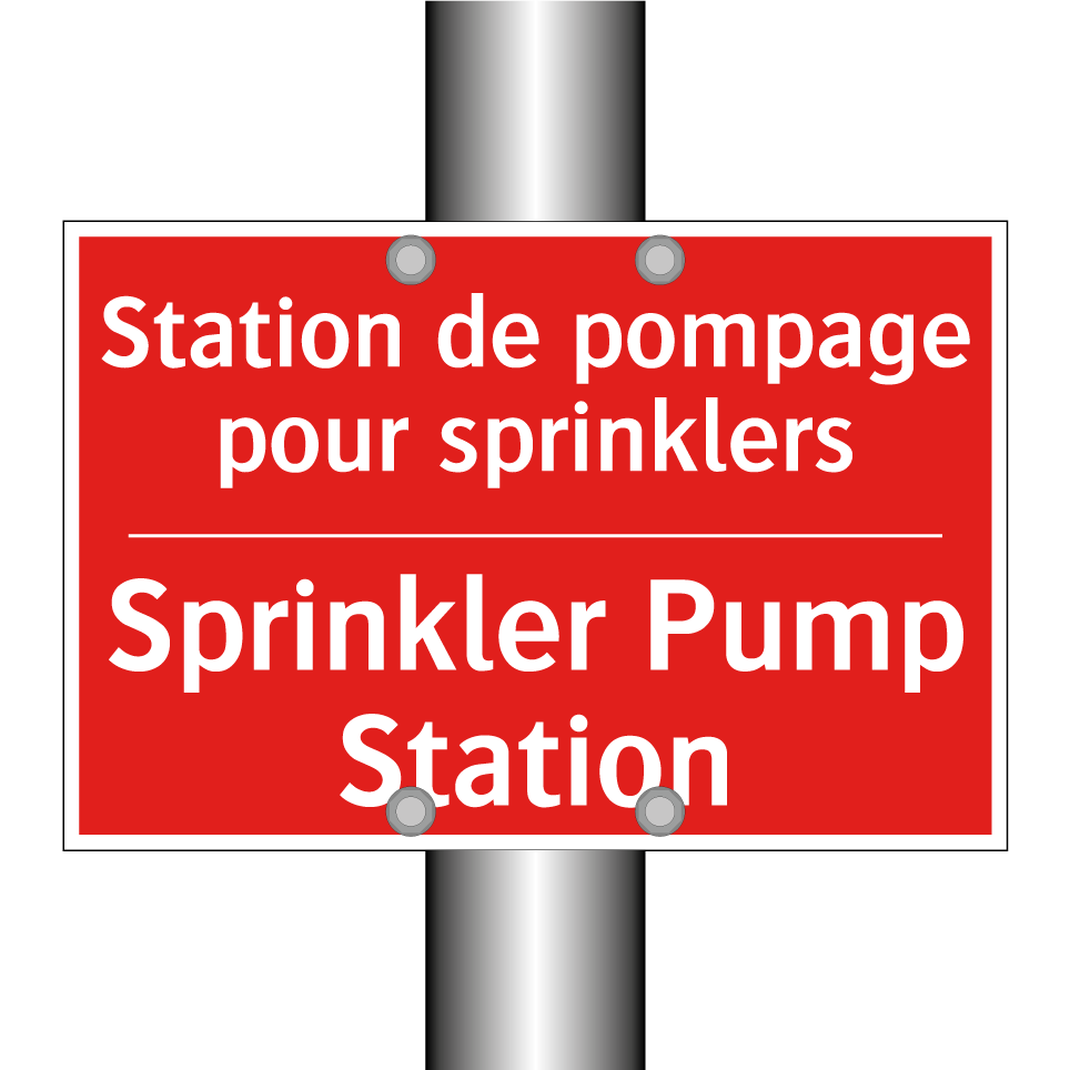 Station de pompage pour sprinklers /.../ - Sprinkler Pump Station