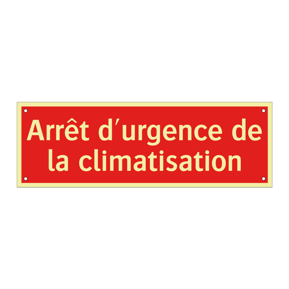 Arrêt d'urgence de la climatisation