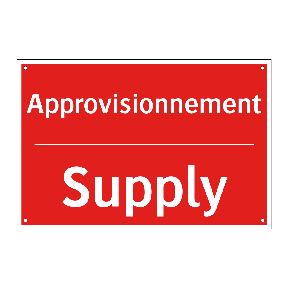 Approvisionnement - Supply