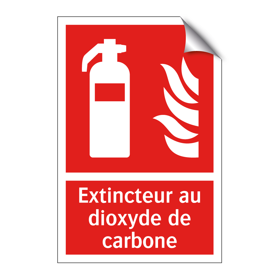 Extincteur au dioxyde de carbone