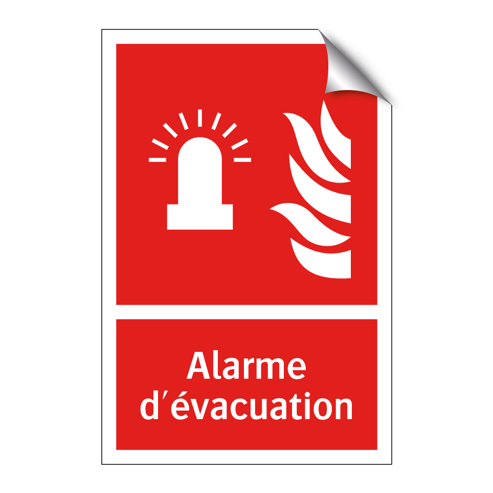 Alarme d'évacuation
