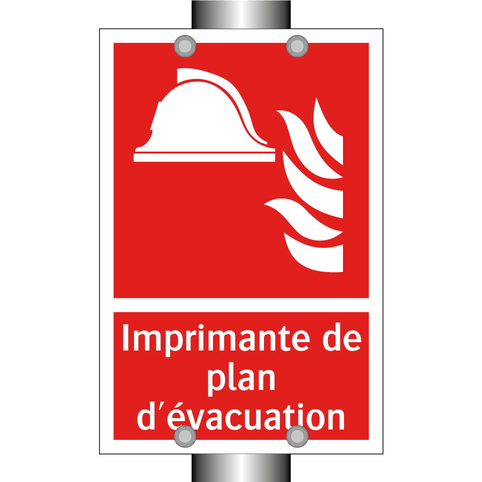 Imprimante de plan d'évacuation