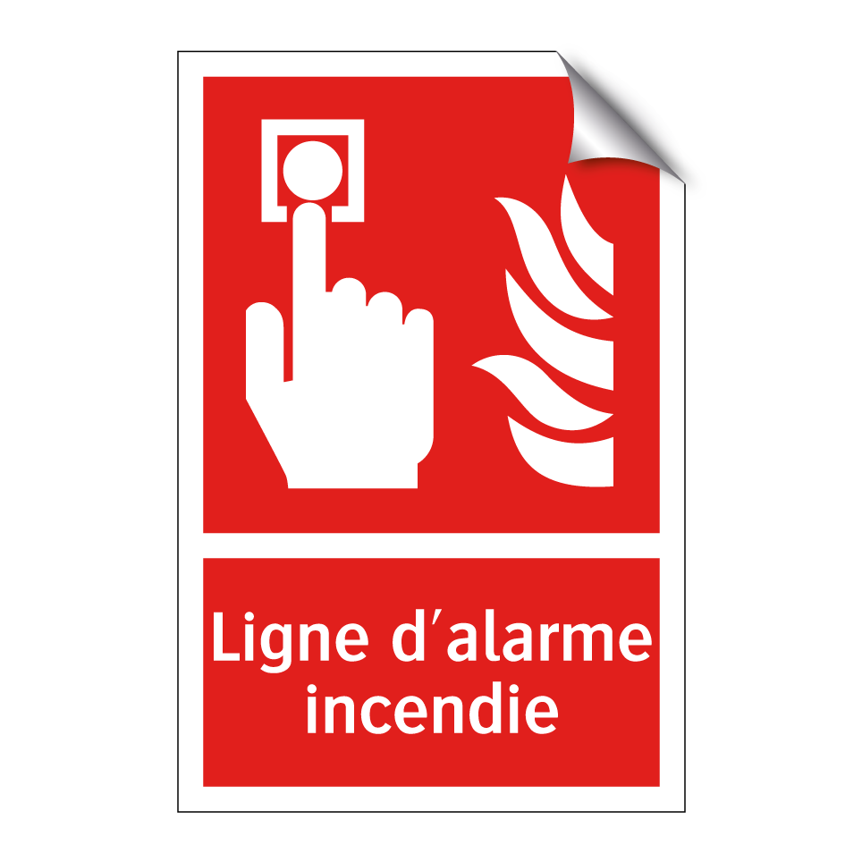 Ligne d'alarme incendie