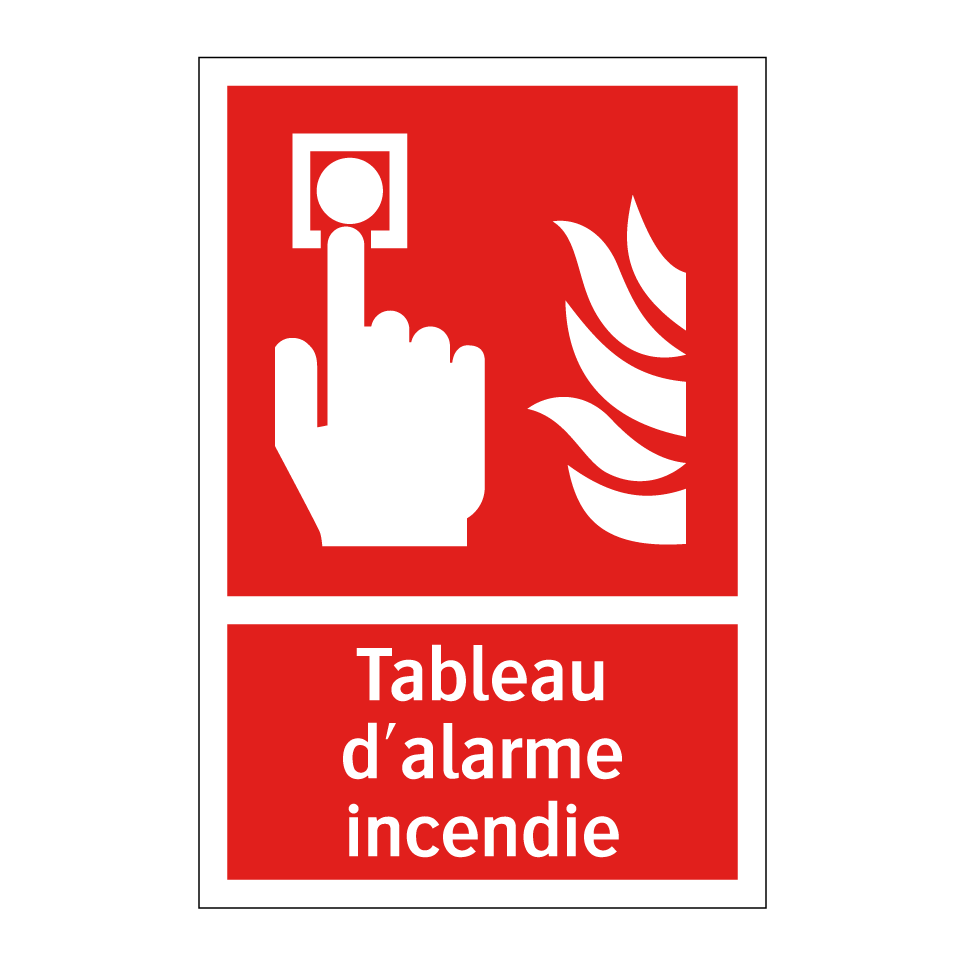 Tableau d'alarme incendie