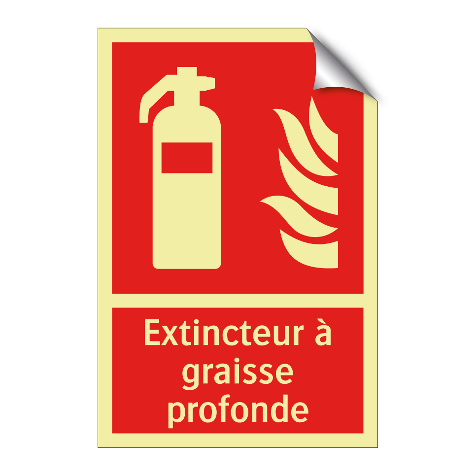 Extincteur à graisse profonde