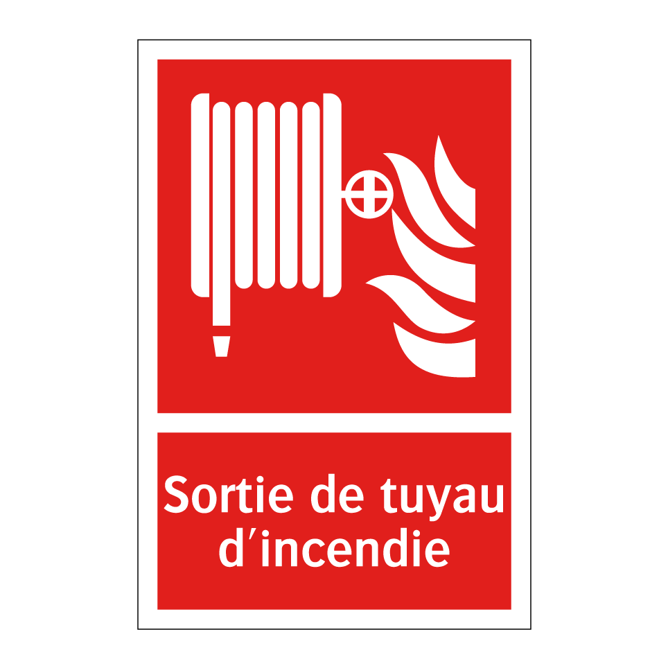 Sortie de tuyau d'incendie