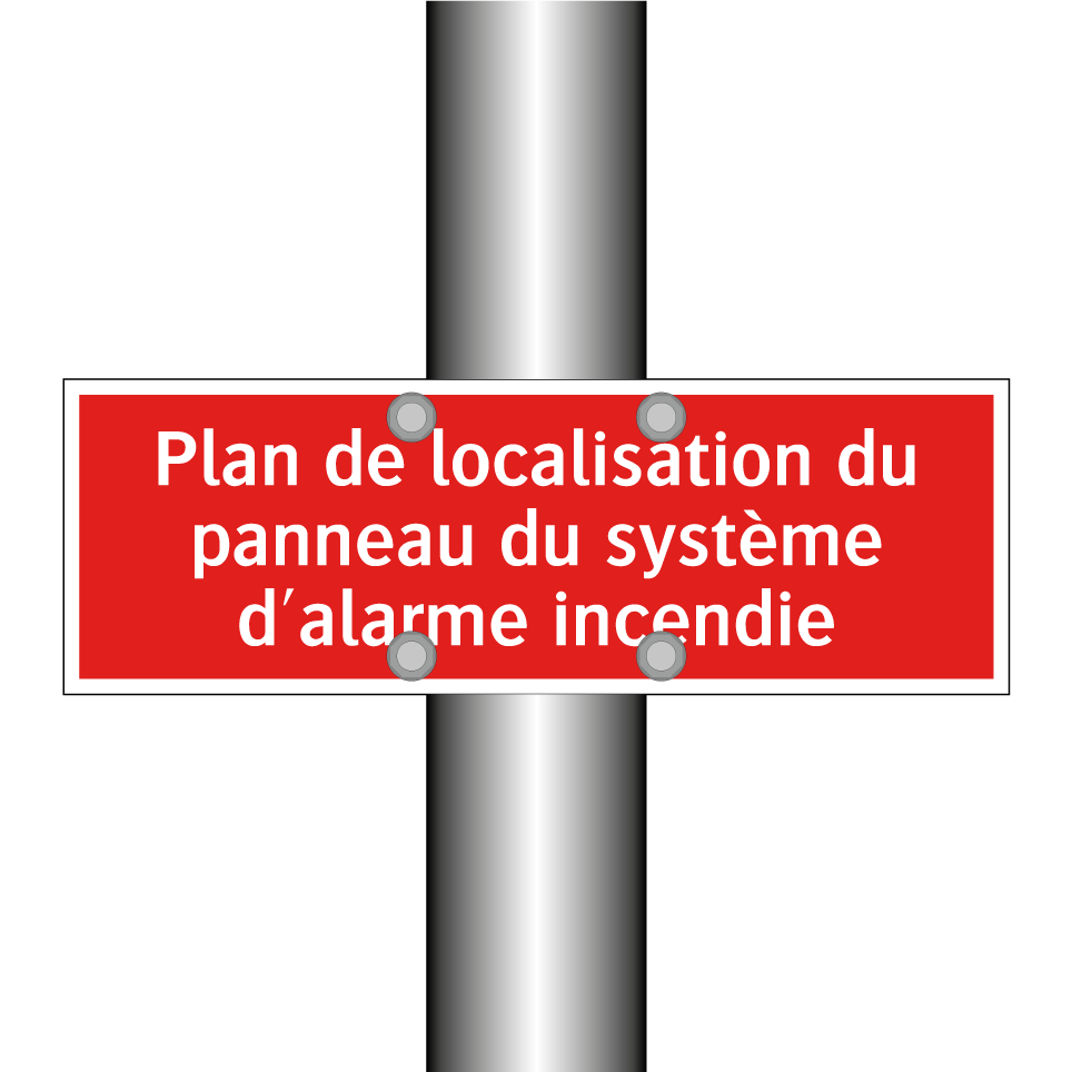 Plan de localisation du panneau du système d'alarme incendie
