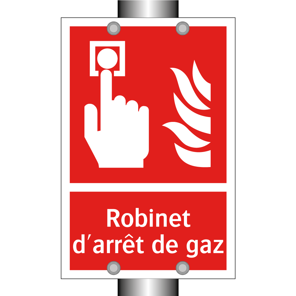 Robinet d'arrêt de gaz