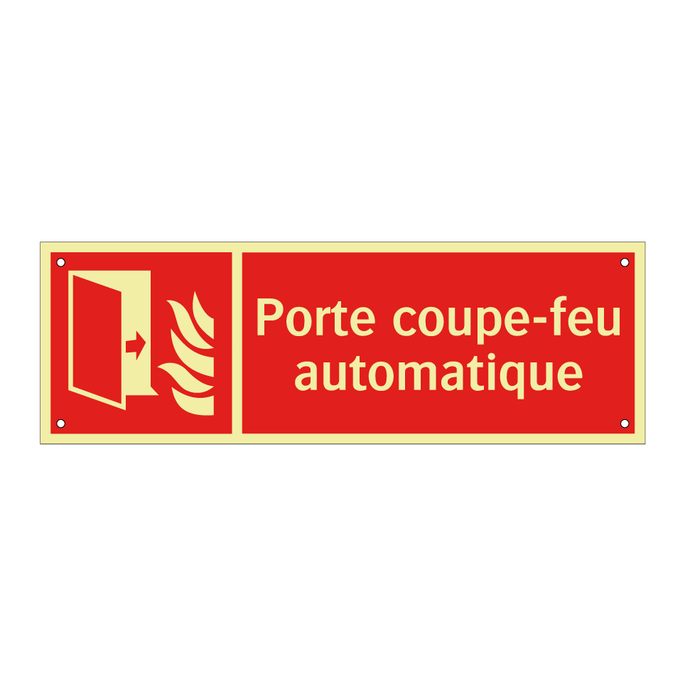 Porte coupe-feu automatique