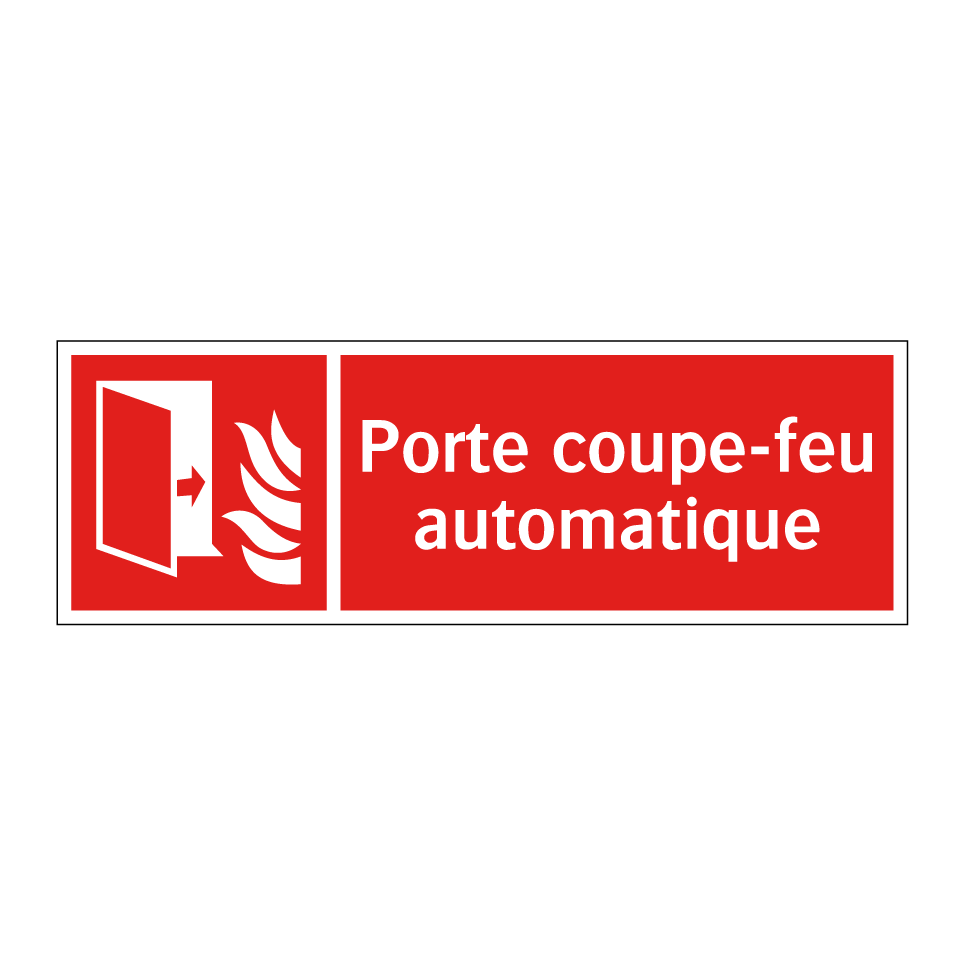 Porte coupe-feu automatique