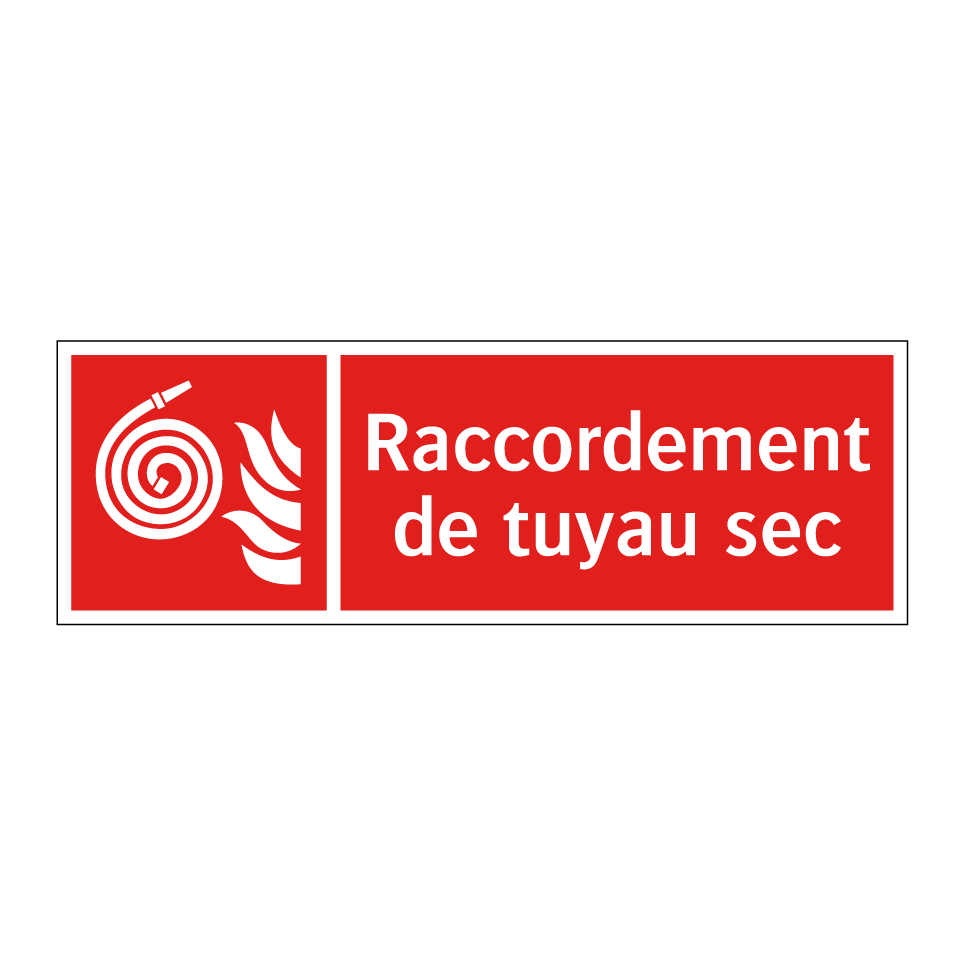 Raccordement de tuyau sec