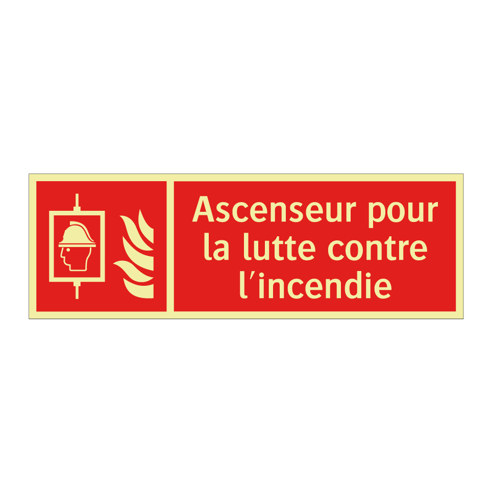 Ascenseur pour la lutte contre l'incendie