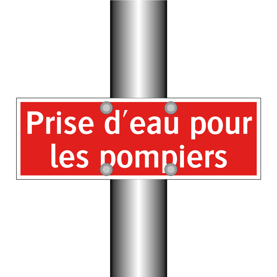Prise d'eau pour les pompiers