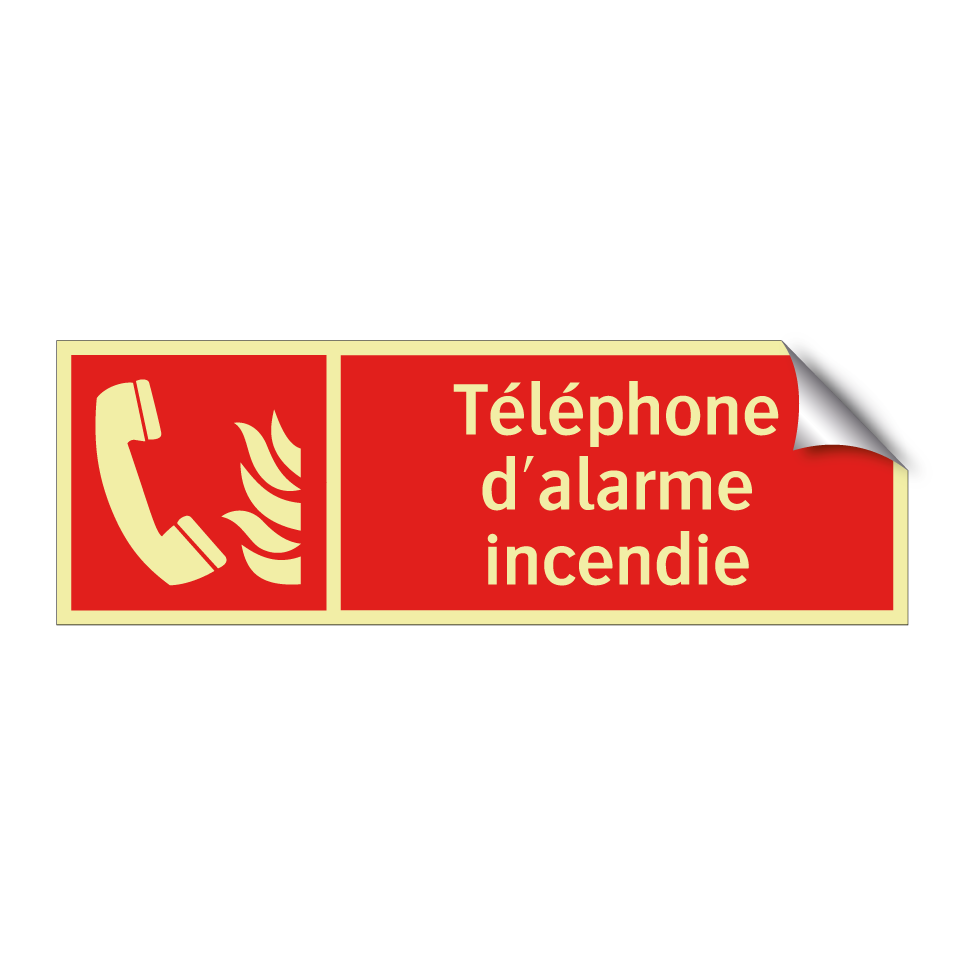 Téléphone d'alarme incendie
