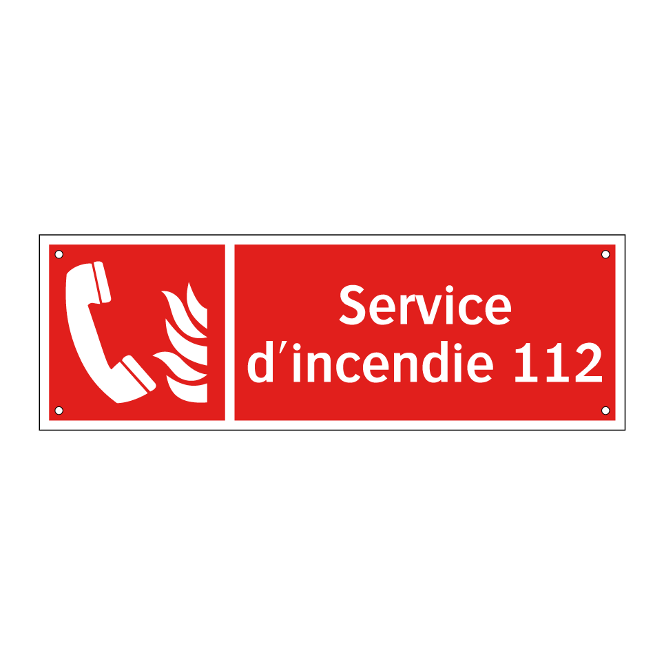 Service d'incendie 112