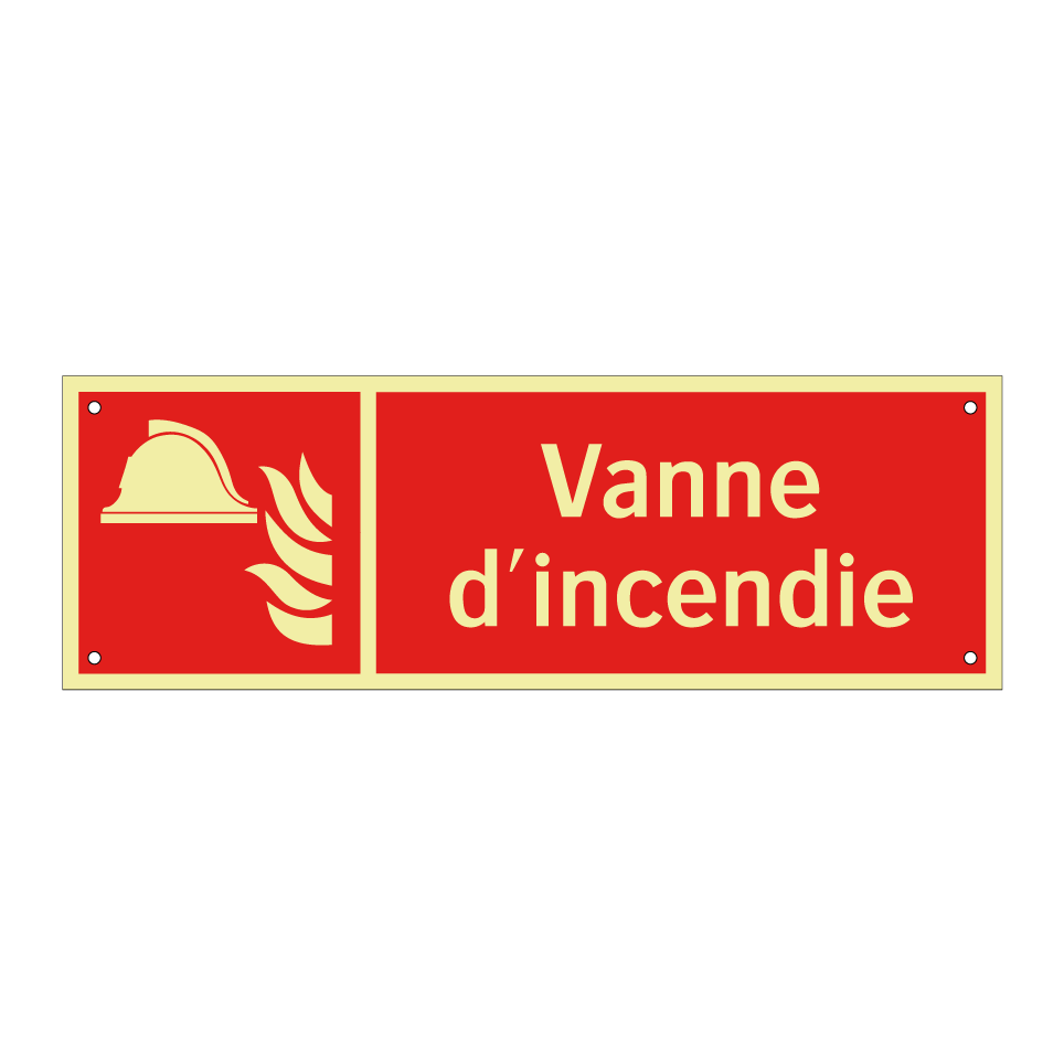 Vanne d'incendie