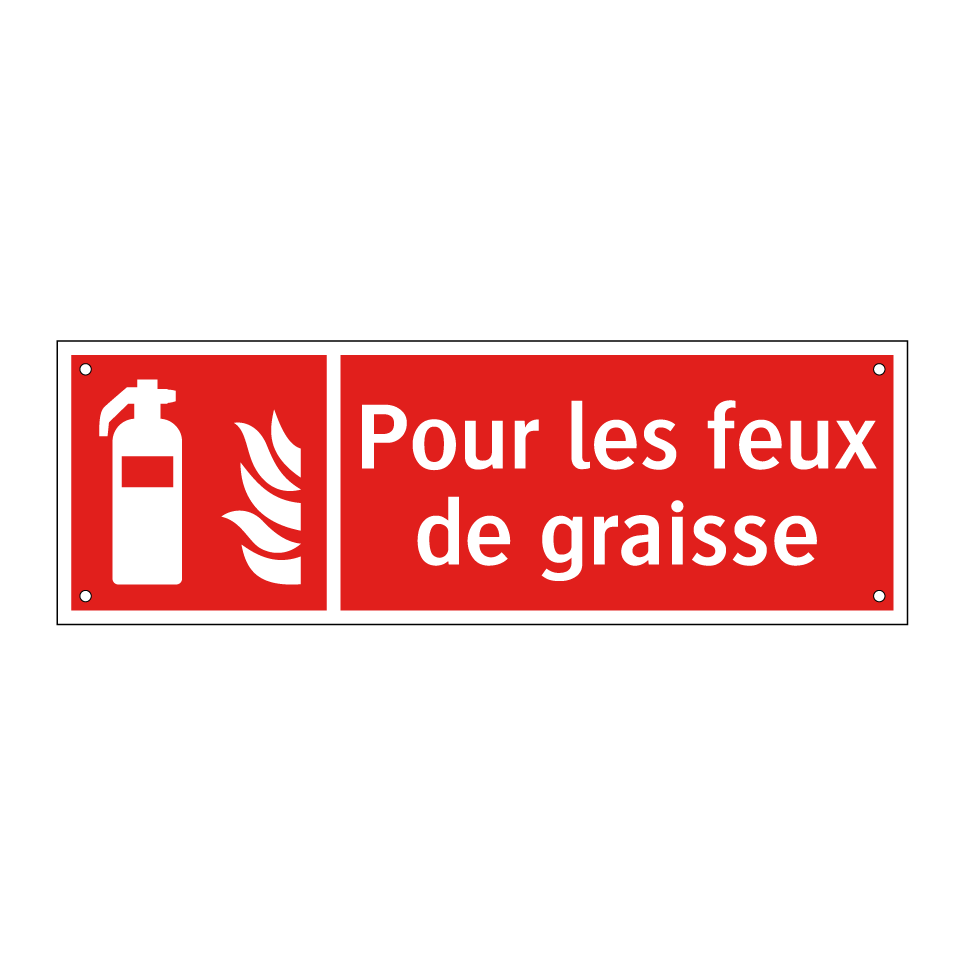 Pour les feux de graisse