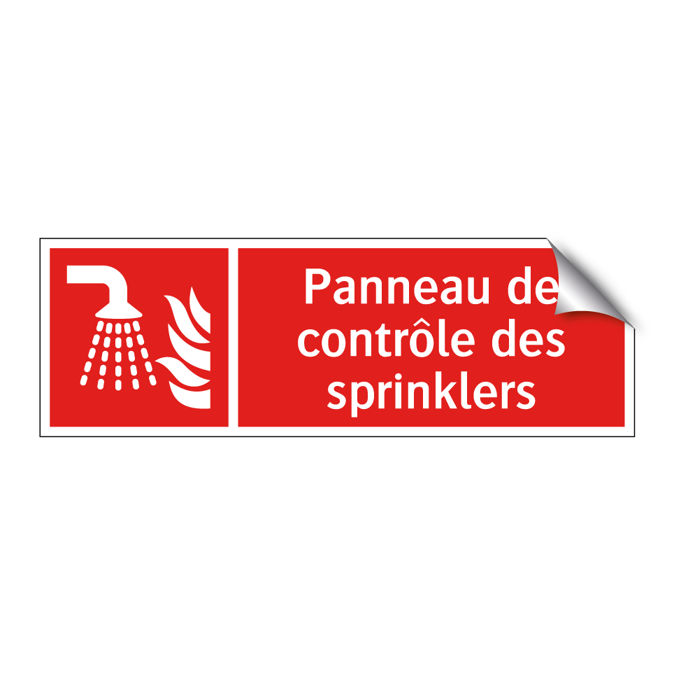 Panneau de contrôle des sprinklers