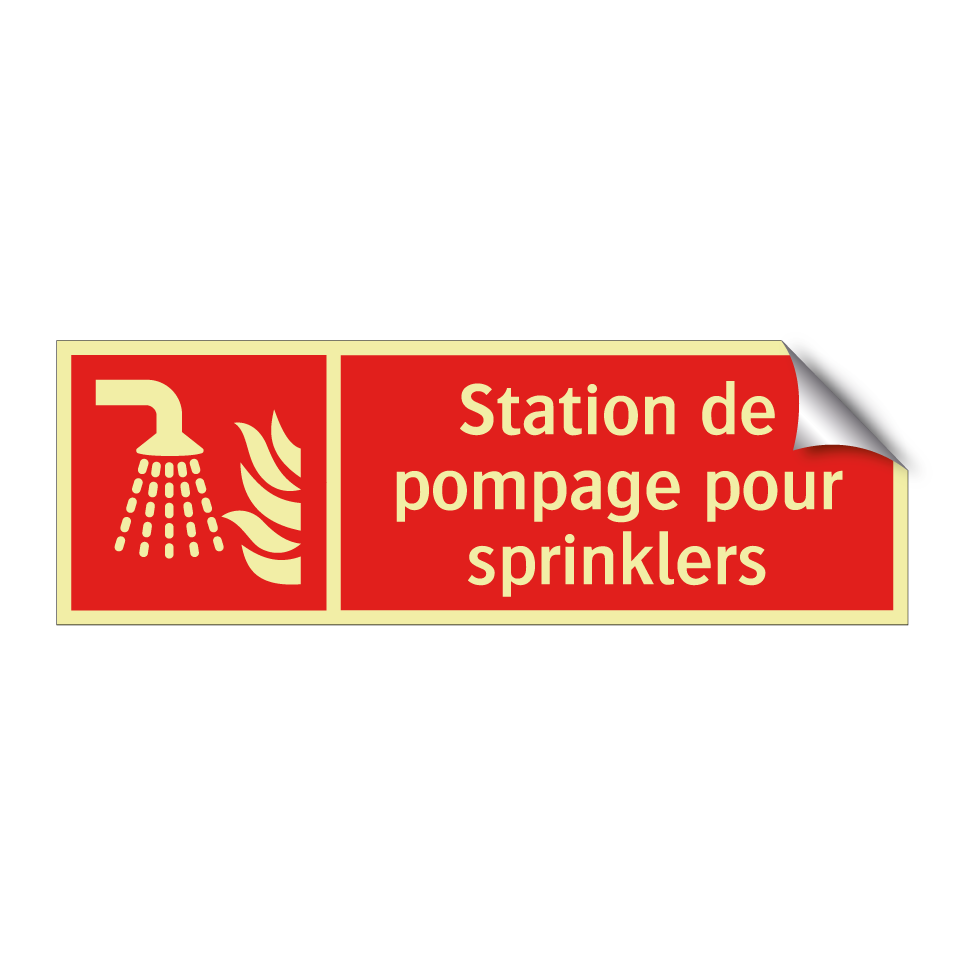 Station de pompage pour sprinklers