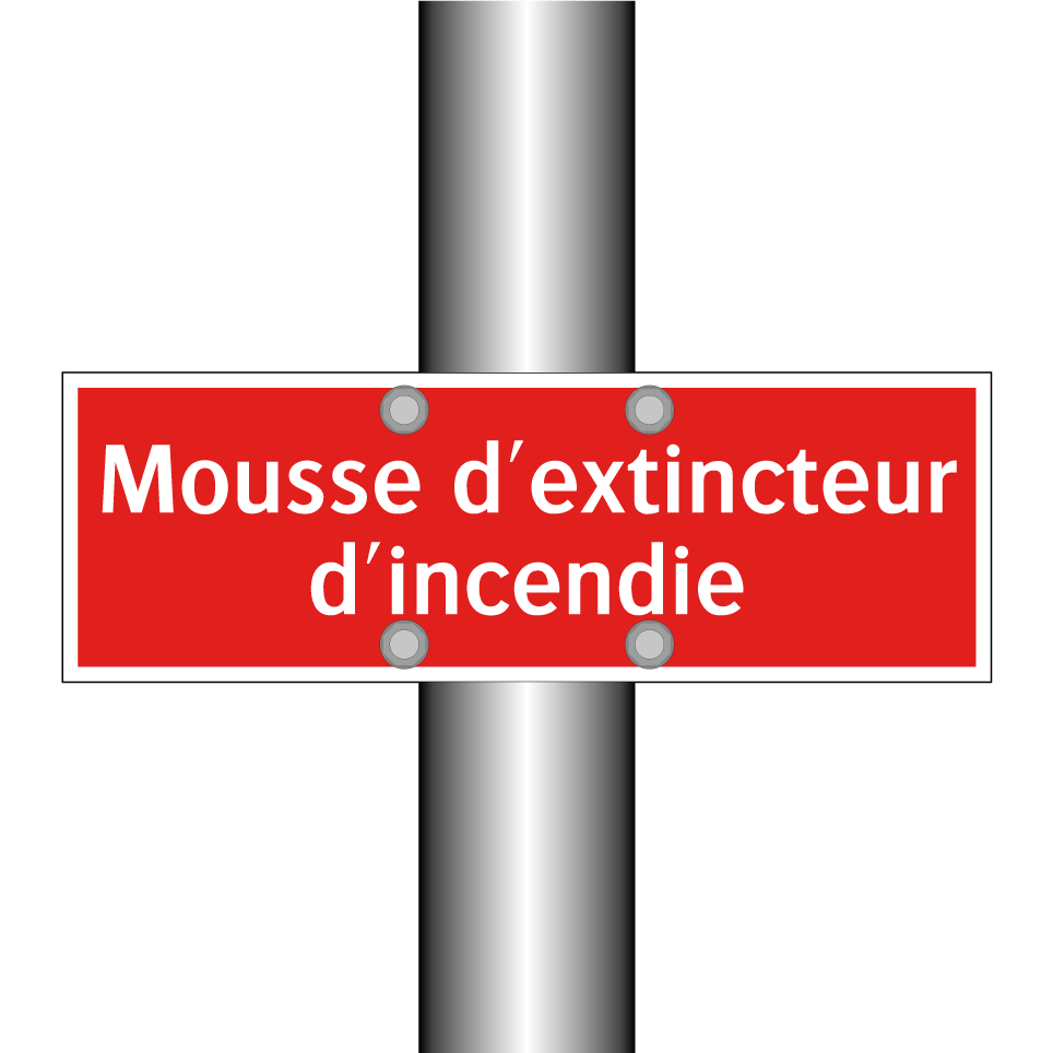 Mousse d'extincteur d'incendie