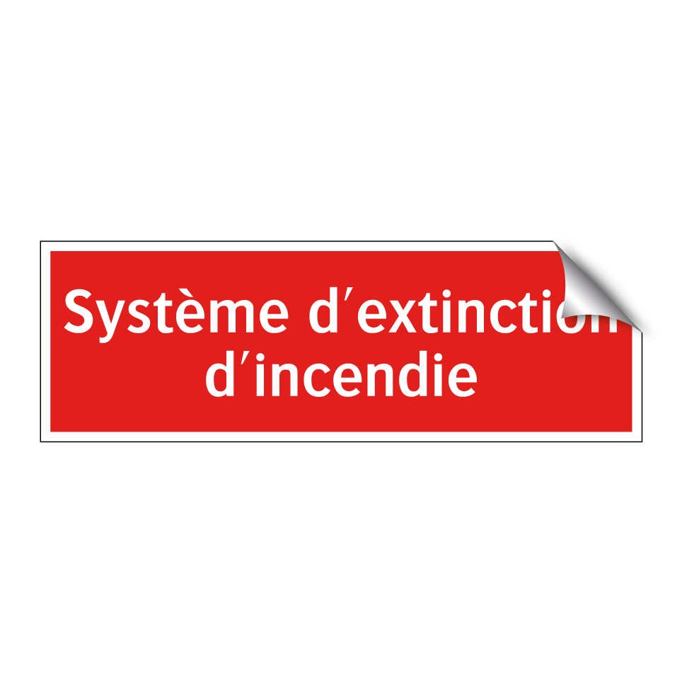 Système d'extinction d'incendie