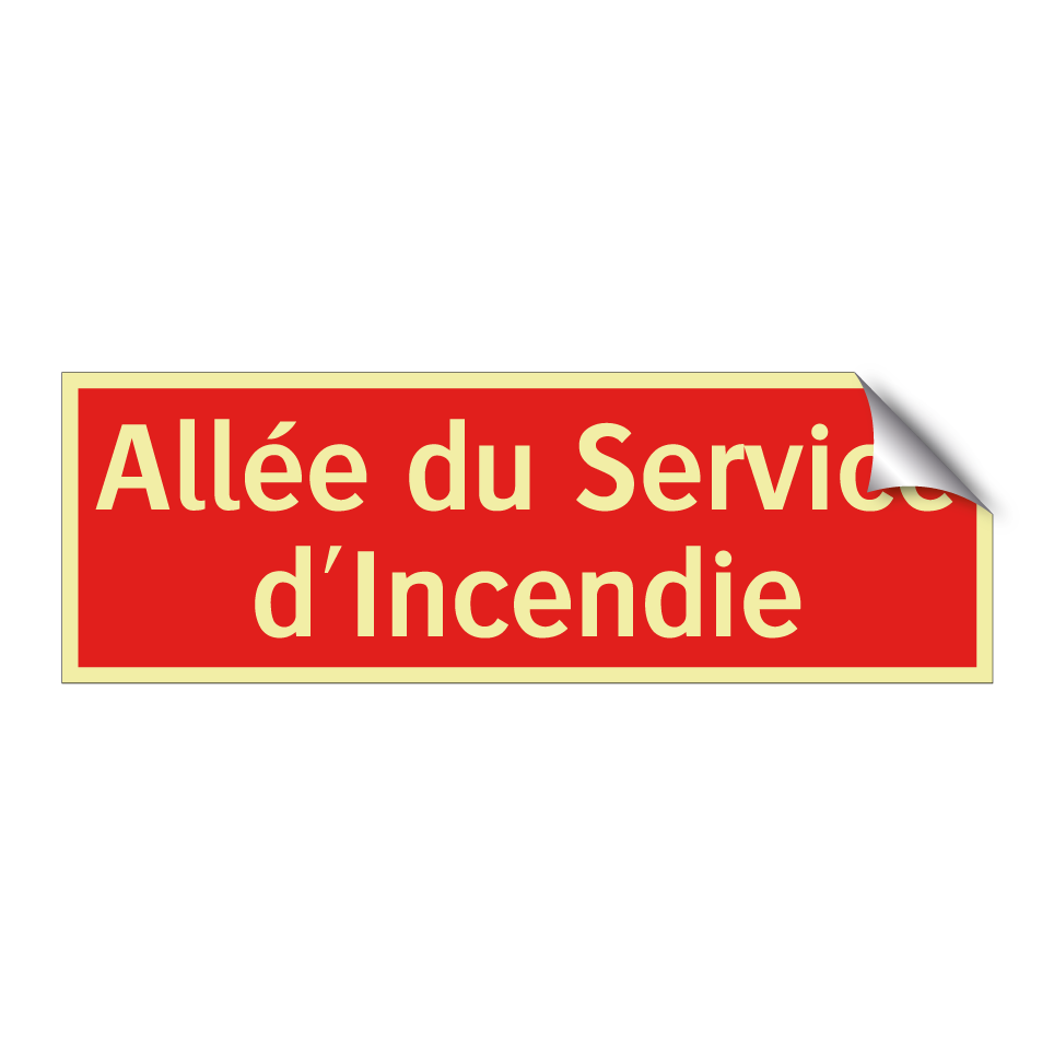 Allée du Service d'Incendie