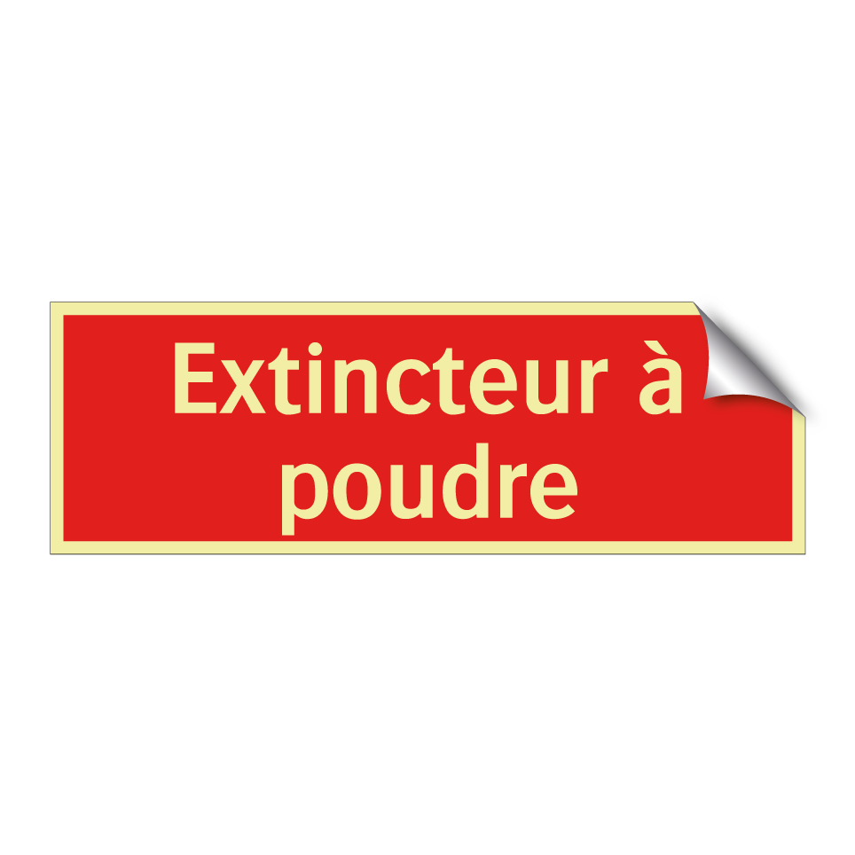 Extincteur à poudre